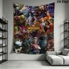 World Warcraft Official Magazine Tapestry Background Cloth Wallmounted Wall Covering Decoration Atmospheric Background Cloth Soft