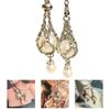Natural Crystal Holder Necklace Colorful Stone Mesh Pocket Pendant Choker Adjustable Chain Neckchains for Women Girl