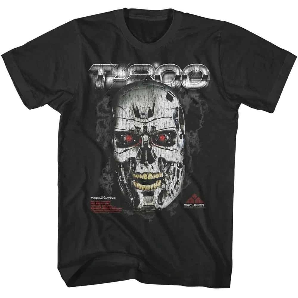 Terminator - T-800 Endo Skull - American Classics - Gray Front Print Short 100
