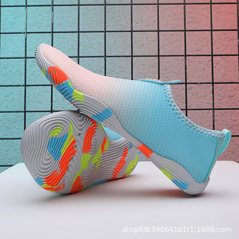 Couple shoes wading beach shoes men's non-slip diving socks women's snorkeling swimming rafting shoes yoga soft shoes