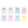 Monolike Point Sticky It Ver.2 - Set of 8 Adhesive Memo Papers, 30 Sheets, 8 Different Designs