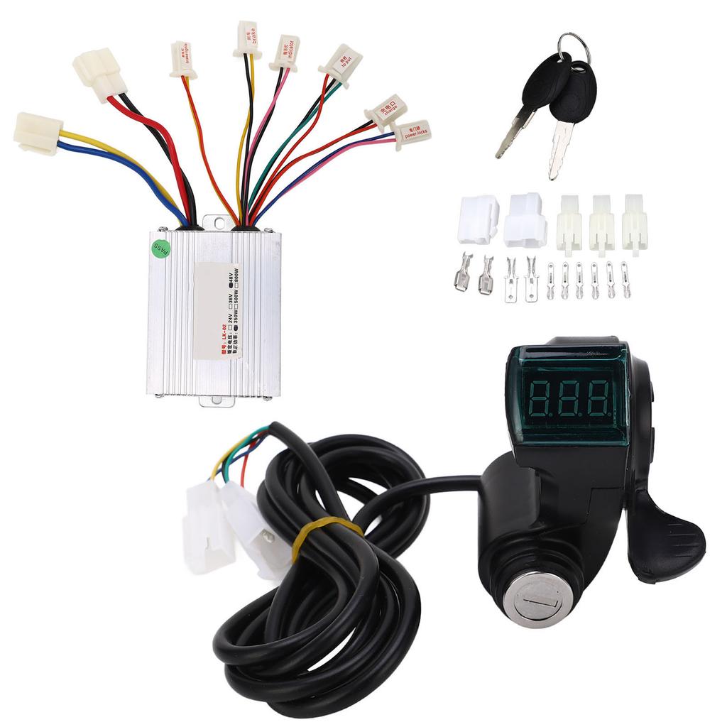 Electric Bike Controller Kit 48V 350W High Safety Power Display Stable Bike Motor Controller Kit