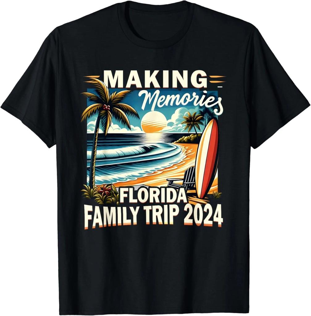 Erinnerungen schaffen Florida Familienreise 2024 Sommerurlaub Geschenk Unisex T-Shirt