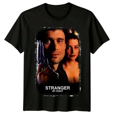 Fremder bei Nacht (1994) Filmplakat-inspiriertes Unisex-T-Shirt Retro-T-Shirt Grafik-T-Shirt
