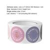 500Pcs/Roll Gift Sign Sticker Widely Applied Floral Art Paper Sticker Thank You Gift Packaging Label Tag for Handicraft