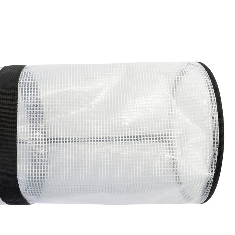 Christmas Wrapping Paper Storage Container Clear Gift Wrapping Paper Holder Bag for Easy Carrying