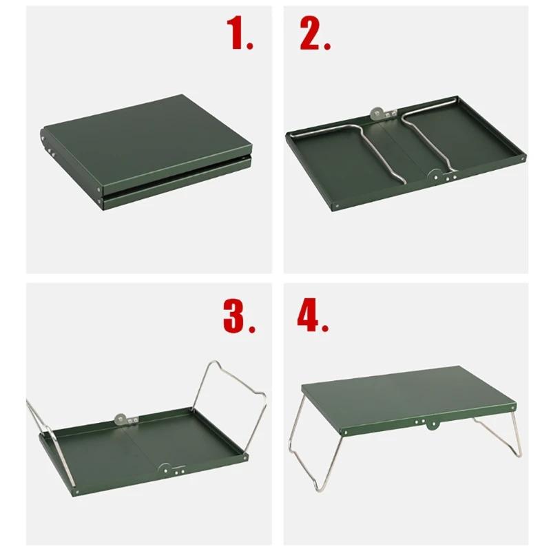 Outdoor Camping Portable Camping Picnic Coffee Insulated Table Board Lightweight And Compact Aluminum Alloy Folding Mini Table