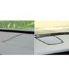 Carbon Fiber Auto Dashboard Speaker Panel Frame Cover Sticker Decoration Part For BMW F07 5GT 2010-2016 Car Interior Accessories