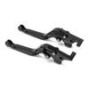 Motorcycle Adjustable Brake Clutch Lever CNC Aluminum Alloy Replacement for YAMAHA TMAX 530 2012‑2019Black