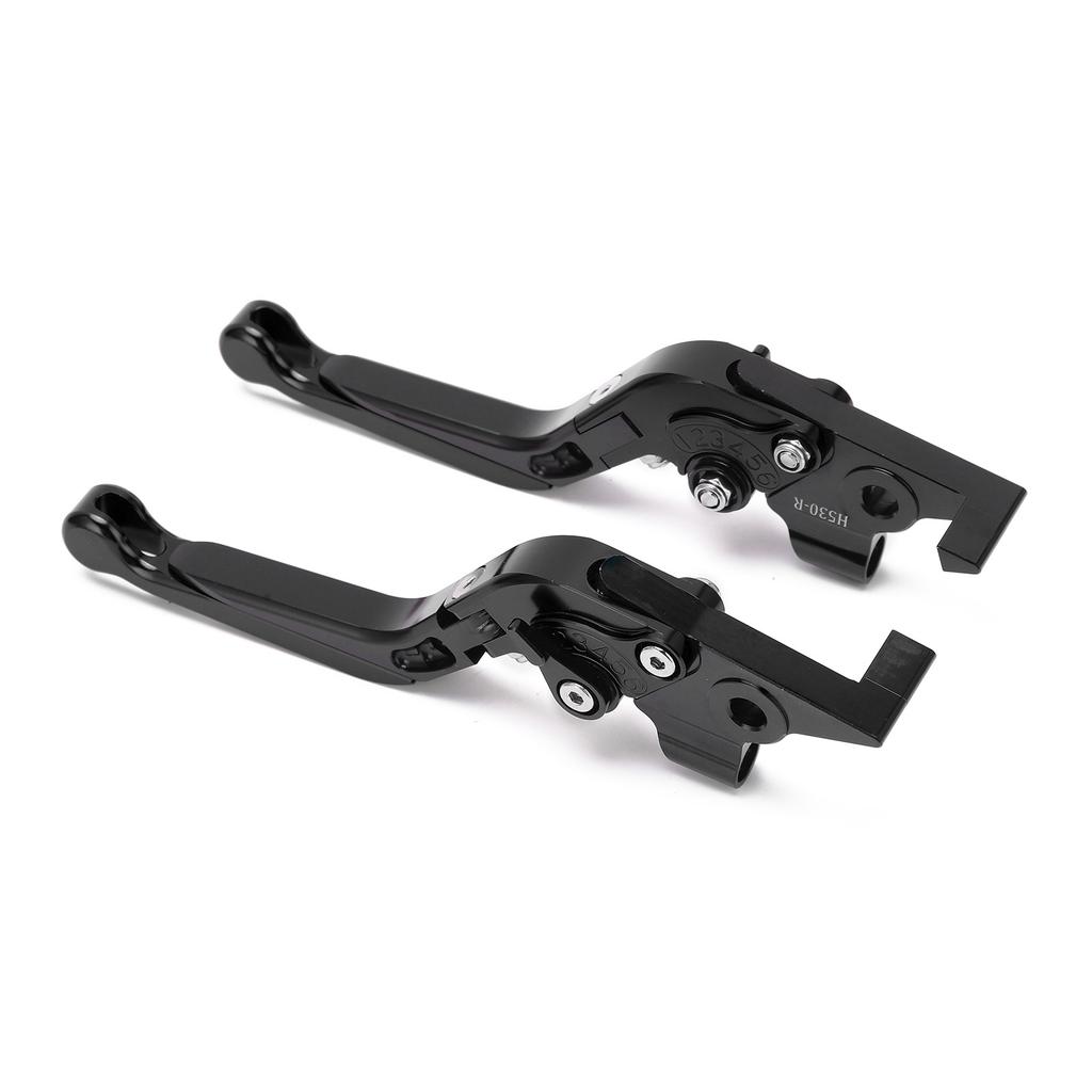 Motorcycle Adjustable Brake Clutch Lever CNC Aluminum Alloy Replacement for YAMAHA TMAX 530 2012‑2019Black
