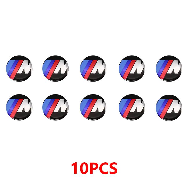 11mm 14mm Car Styling Remote Key Emblem Stickers Logo Decals For BMW E46 E90 F10 F30 G20 X1 X3 X5 M Performance 50th Anniversary