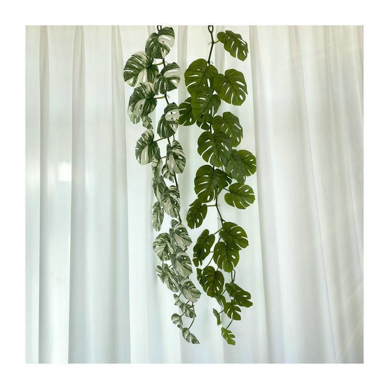 Deliciosa Monstera Artificial 120cm Green Leaf Wall Hanging For Decor Indoor