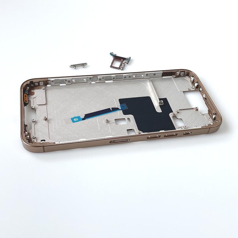 For iPhone 16 Pro Max Middle Frame Bezel Housing Side Button Chassis Repair Replacement Parts
