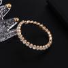Rhinestone Elastic Arm Bracelet for Bride's Hand - Multi-Row Performance Jewelry B330