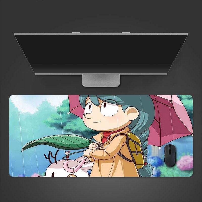 Hilda Cartoon Mouse Pad, Large Gaming Desk Mat, Non-slip XXL Mousepad for Laptop & Tablet, Mini PC Playmat with Stitched Edges