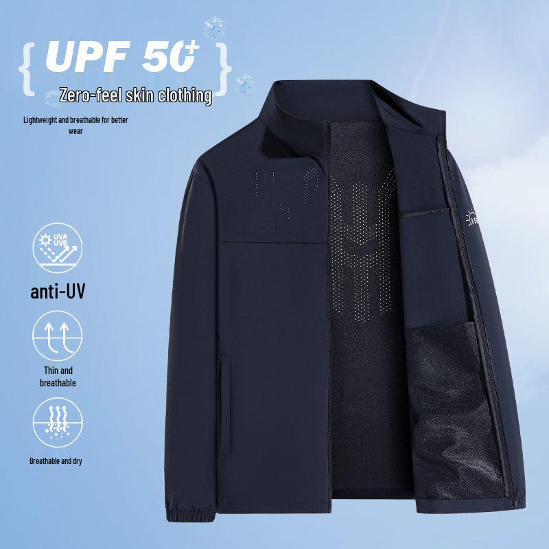 2026 Outdoor UV Protection Lightweight Stand Collar Skin Jacket for Men and Women