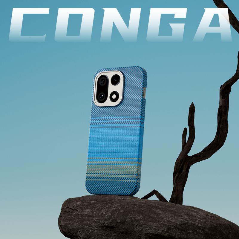 CONGA Kevlar Aramid Fiber Magnetic Phone Case for OnePlus 15