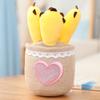 Creative Plush Tulip Succulent Ornaments – Fun Simulated Potted Decor for Home, Study, or Living Room
