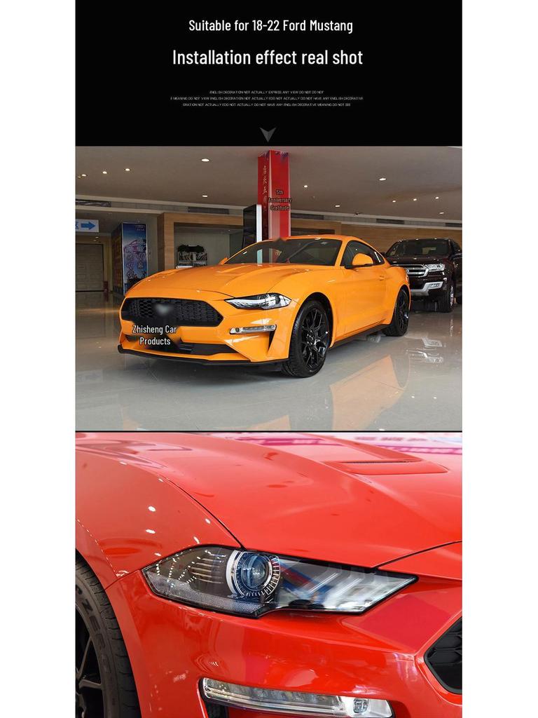 18-22 Ford Mustang Headlight Cover Lampshade Shell