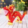 New Year Mascot Doll Cartoon Twelve Zodiac Signs Dragon Rabbit Ox Doll Activity Gift Plush Toy