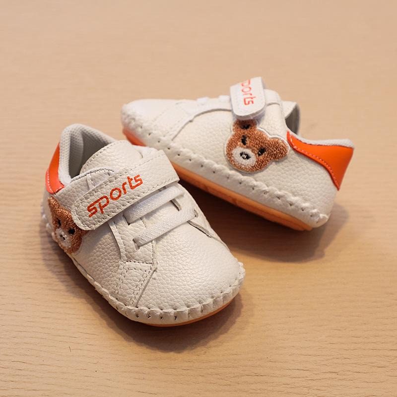 2025 Spring Children Shoes Cute Cartoon Bear Soft Soled Baby Walking Shoes Comfort Anti Slip Kids Casual Shoes Zapatos Para Bebe