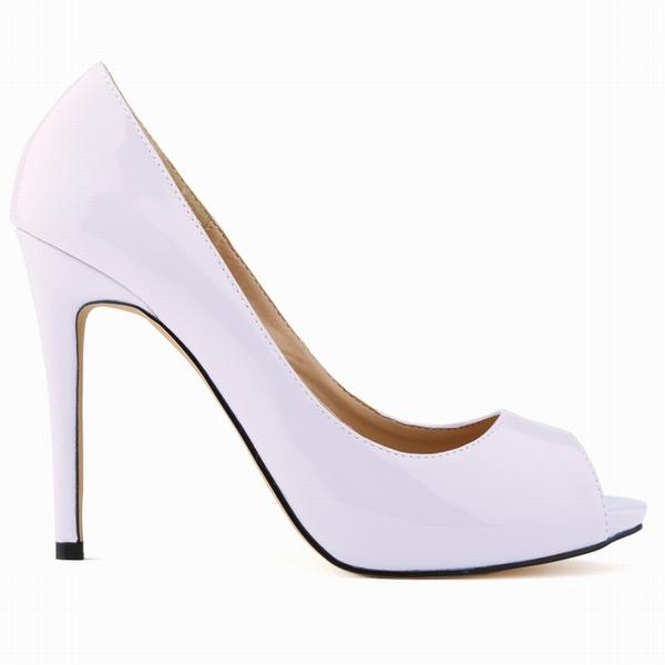 Women Pumps Platform Stilettos Summer 11cm Sexy Open Toe High Heels Sandals Elegant Peep Toes Pumps Wedding Shoes