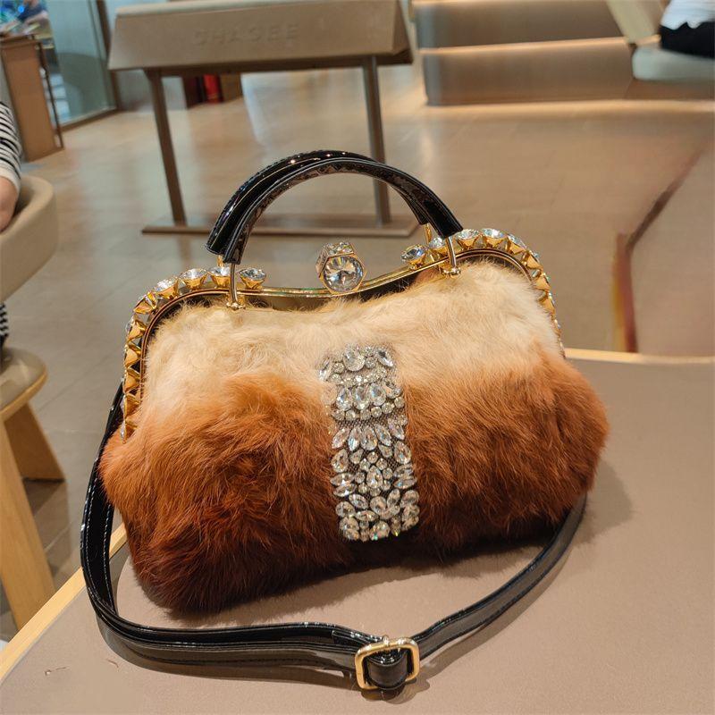 Leather Handbag Women's Bag New Autumn and Winter Fashion Versatile Temperament