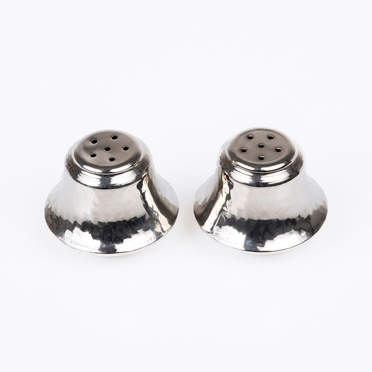 

Copper Salt and Spice Shaker Set Silver Color (2 Pieces) 40 grams 2 Pcs сірий колір