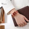 Date Night Watch for Women Ladies Bracelet Quartz Sparkling Rhinestone Rectangular Dial Jewelry Style Wristwatch Faux Diamond Elegant Timepiece