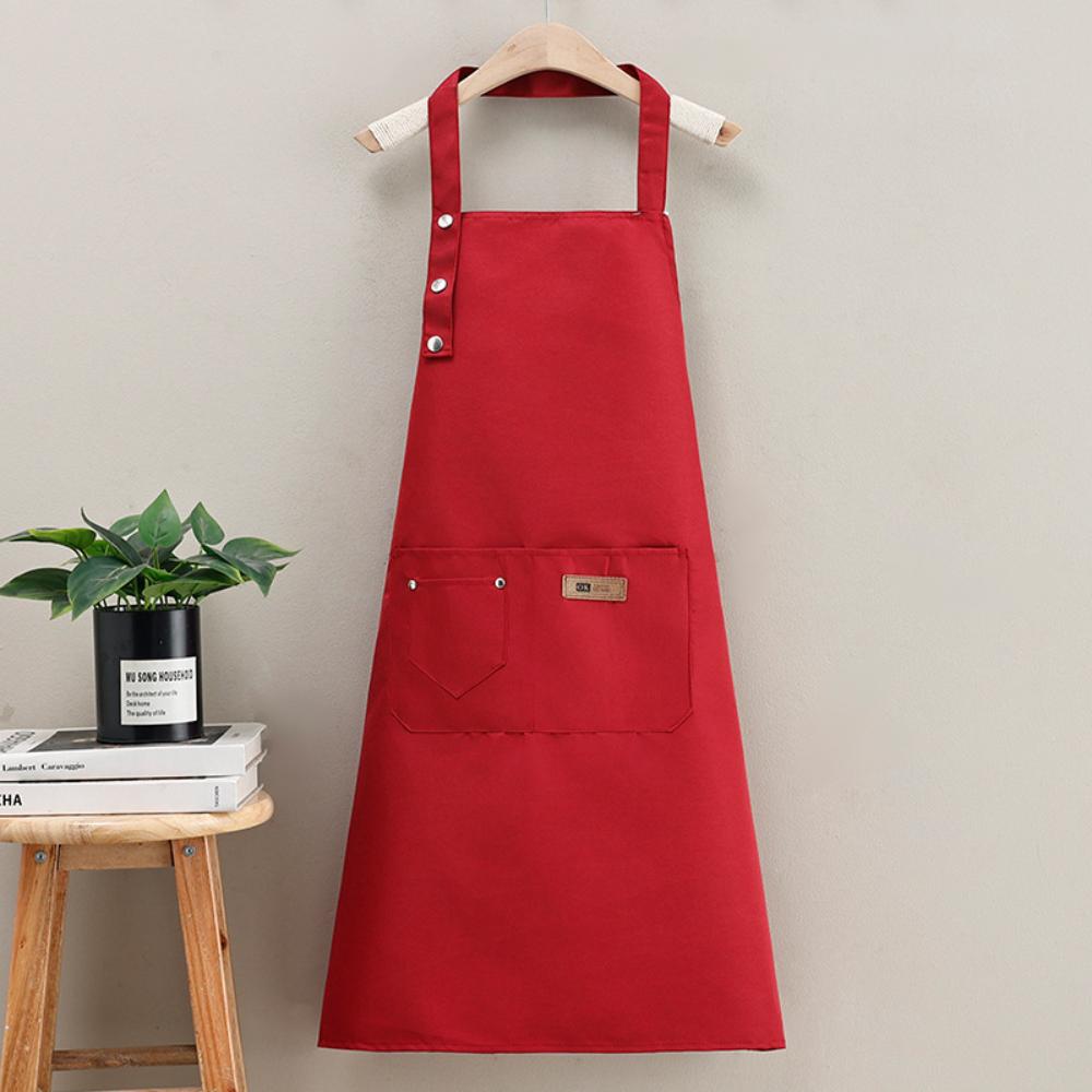 New Fashion Kitchen Aprons for Woman Men Chef Work Apron for Grill Restaurant Bar Shop Cafes Beauty Nails Studios Uniform