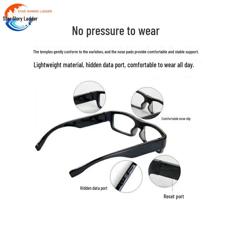 Versteckte HD-Aufnahmebrille Kamera