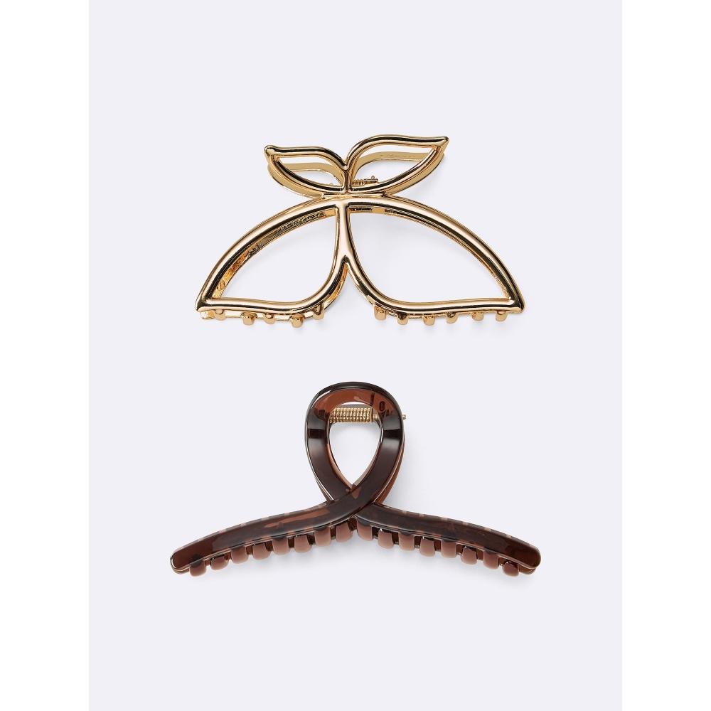 Gu By Uniqlo Metal Butterfly Hair Clip 2p