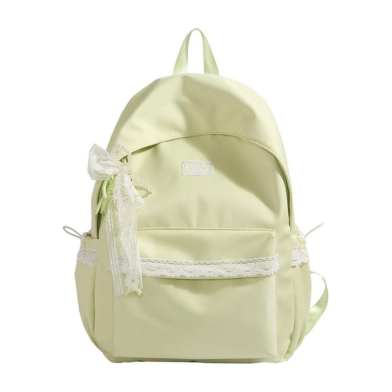 School Bag, Japanese-style INS Lace Lace Soft Girl Backpack, Soft Girl Casual Backpack, Lightweight Forest Style Student Backpack