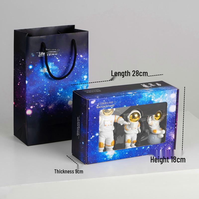 Kleiner Astronauten-Anhänger - Weltraummann-Dekoration für Wohnzimmer, Zuhause, Weinschrank oder als Einweihungsgeschenk