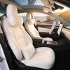For Tesla Model 3 Highland Model Y Juniper Model YL 6-seat Model Y 3 High Quality Car Neck Pillow Soft Car Neck Support Cushion