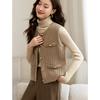 Design-sensual Twist Sweater Winter New Korean Style Atmosphere Casual Vest Jacket for Women