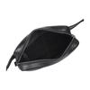 New FANSIZHE Leather Fanny Pack, Crossbody Bag Men's Black DFB8075-DPBA4-D41E