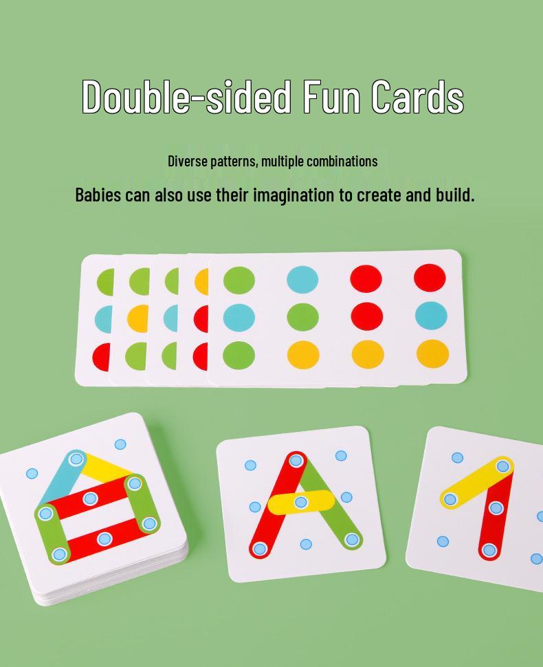 2-in-1 Children's Educational Color Matching Puzzle Set