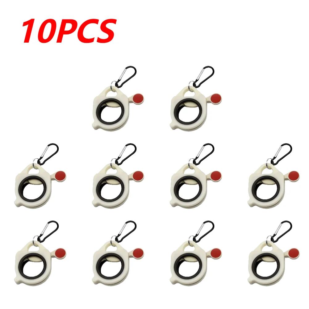 Fluorescent Cable Tie Organizer Reusable Zip Tie Holder Portable Plastic Cable Tie Storage Tool Electrical Wire Ties Organizer