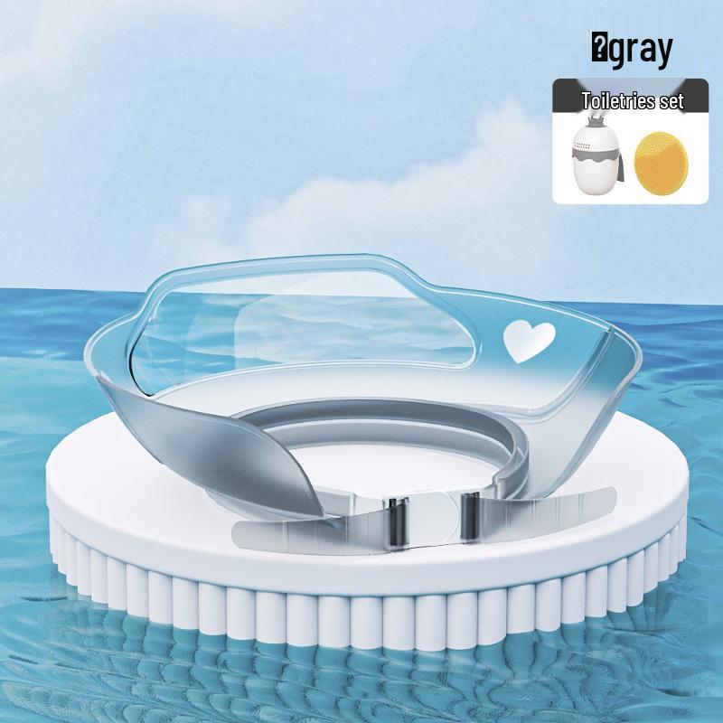 Children's Waterproof Cartoon Bath Cap with Ear Protection - Thickened Leak-Proof Double Layer Design