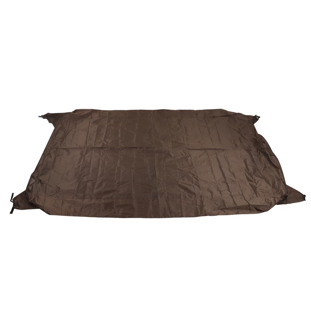 Table Tennis Table Dustproof Cover Courtyard Patio Rainproof Sun Protection Table Tile Cover Brown