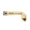 Metal Dust  , sy Installation, 90 Degree Brass Tyre Valve Extension for Auto Car Tire Maintenance