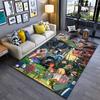 Area Rug, Howl's Moving Castle Characters Collage Ghibli Anime Poster, Playroom Decor, Non-Slip Mat