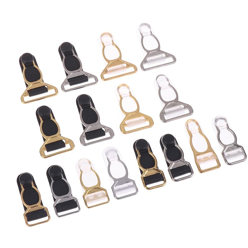 10Pcs 10/12/15/18Mm Metal Adjust Buckle For Corset Leg Garter Belt Clip Hook Suspender Ends Buckles Hosiery Stocking Grips