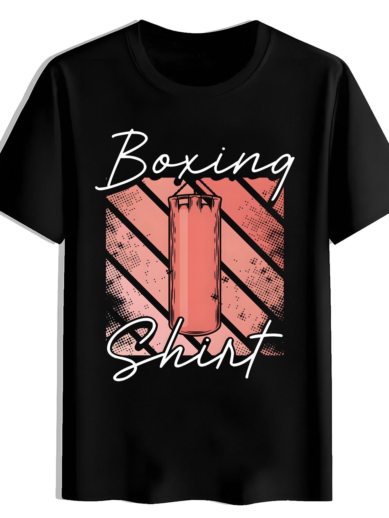 T-shirt A Short-Sleeved Featuring a Boxing Glove Print XS