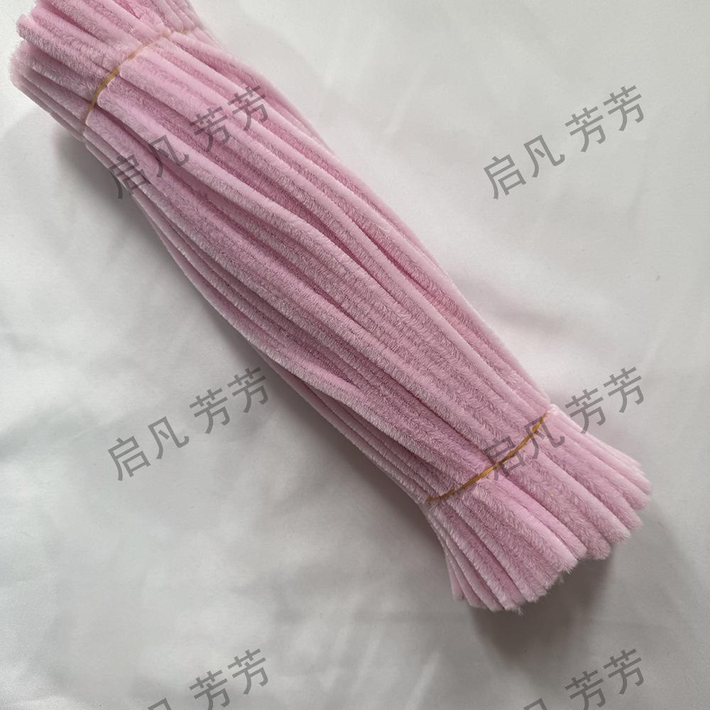 8mm Macaron Color Encrypted Twist Ties Chenille Stems for DIY Toys