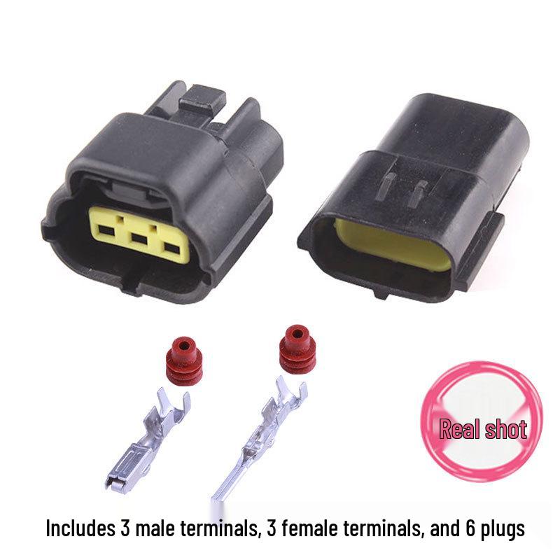 Conector Auto AMP1.8 Impermeabil ștecher 4 pini tată-mamă, cablaj 2P, 16 găuri DJ70216Y-1.8
