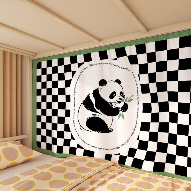 

Cute Cartoon Panda Tapestry Wall Hanging for Bedroom Headboard Decor 74x94cm(29x37in)