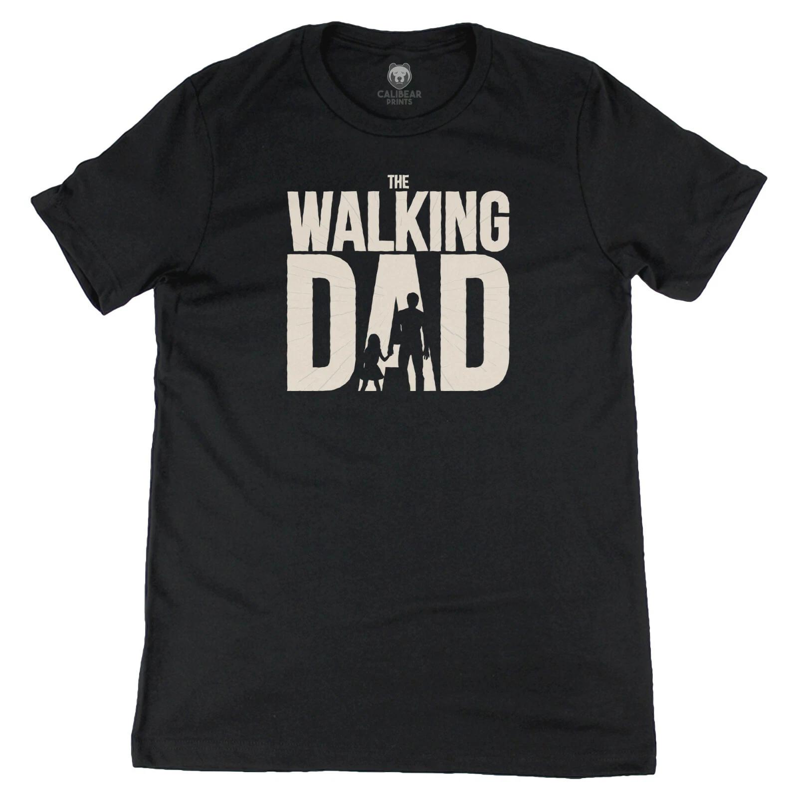 The Walking Dad Graphic Art Novelty Tee Funny T shirt S