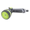 Garden Hose Nozzle Sprayer Lightweight Multifunctional High Pressure with Thumb Control for Car Washing Gray